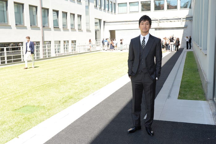 西島秀俊、イタリア・ミラノにて(提供写真)