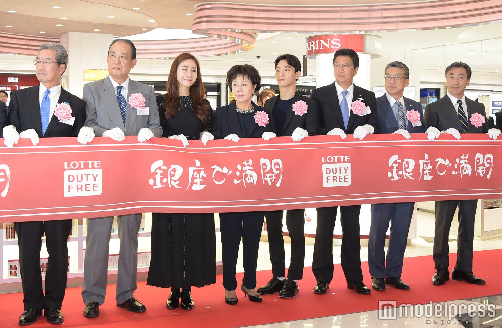 「ロッテ免税店銀座」グランドオープニングセレモニー（C）モデルプレス