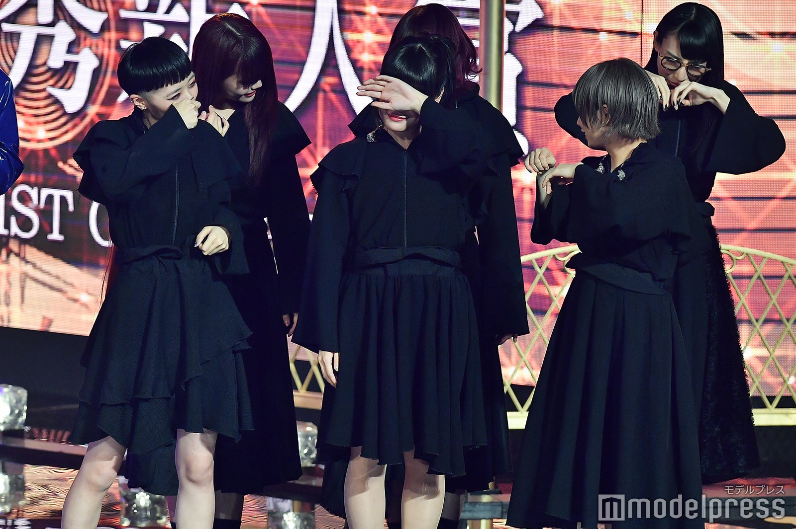 新人賞を逃し悲しむBiSH （C）モデルプレス