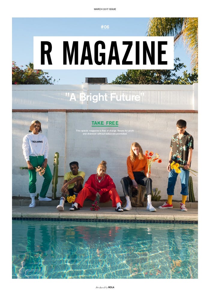 「R magazine」(画像提供:所属事務所)