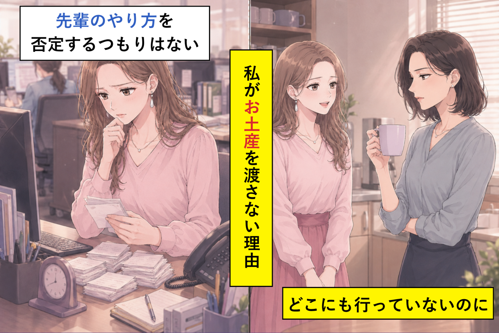 「休んだんだから、お土産くらい買うでしょ」と言われた私が、翌月もお土産を渡さなかった理由