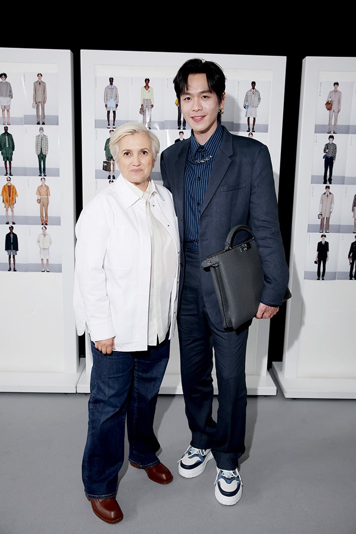 「フェンディ2025年春夏メンズコレクション」の様子（提供写真）