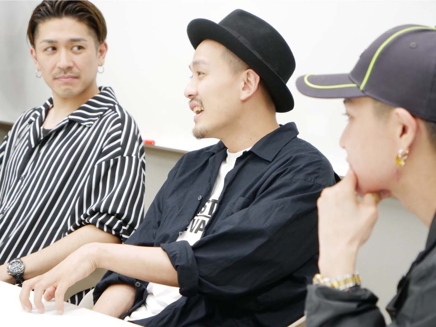 (左から)TAKA、KEISEI、RYO