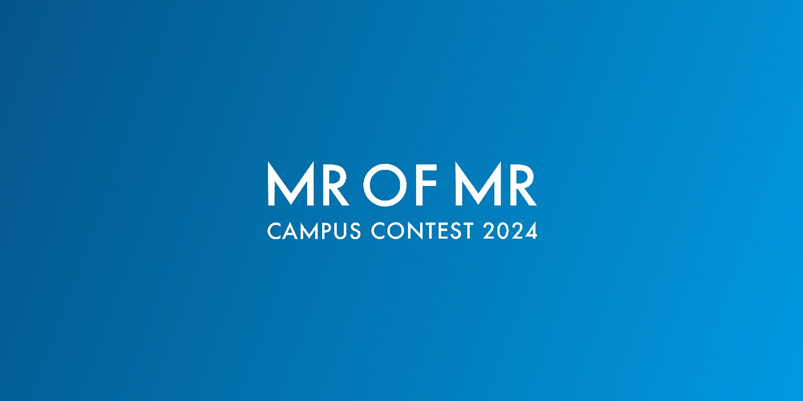 「MR OF MR CAMPUS CONTEST 2024」（提供写真）