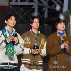 (右から)北村匠海、阿久根温世、竹野世梛(C)モデルプレス