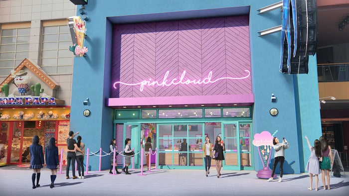 ピンククラウド／画像提供：ユニバーサル・スタジオャパン
