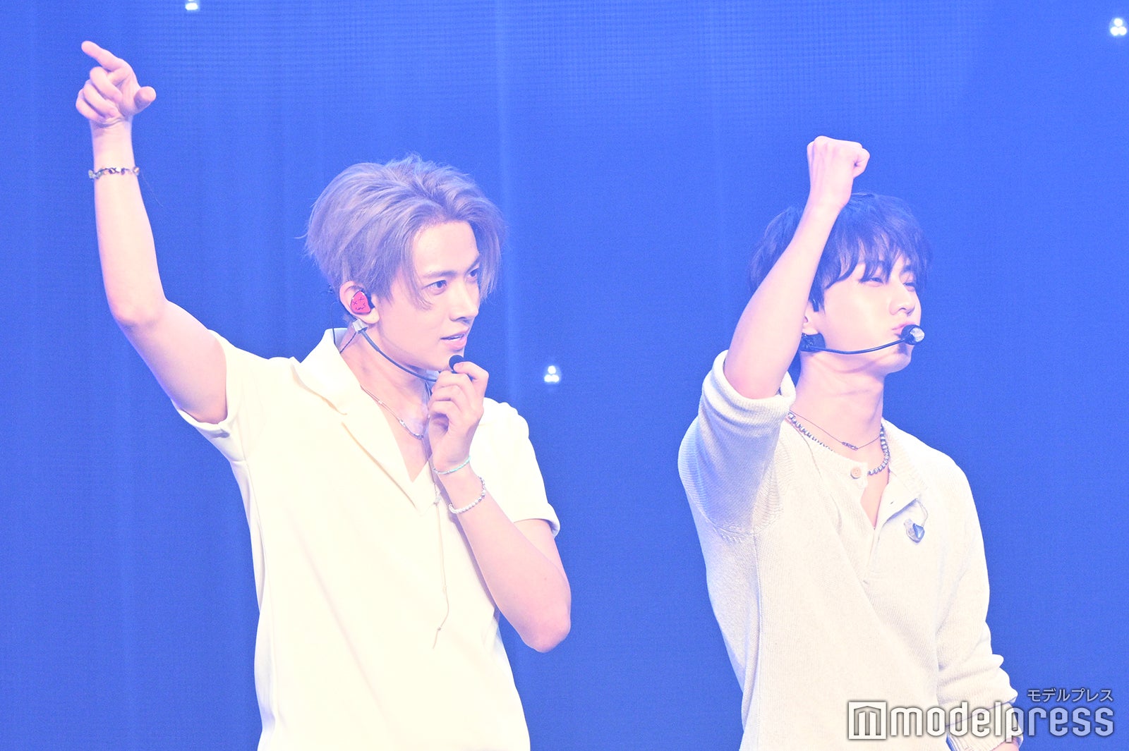 最後にファンからの声援をもう一度浴びるHEESEUNG（ヒスン）、JUNGWON（ジョンウォン）（C）モデルプレス