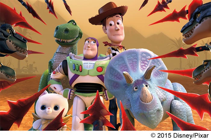 「トイ・ストーリー 謎の恐竜ワールド」(C)Disney/Pixar