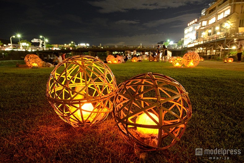 鴨川会場／風鈴灯／写真提供：京の七夕実行委員会