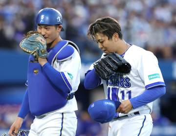 DeNA ひやひや勝利 山崎が九回1死満塁から最少失点でしのぐ 東が松尾と先発初コンビで4勝目 松尾は先制V打 山本のトレード後の初戦で快勝