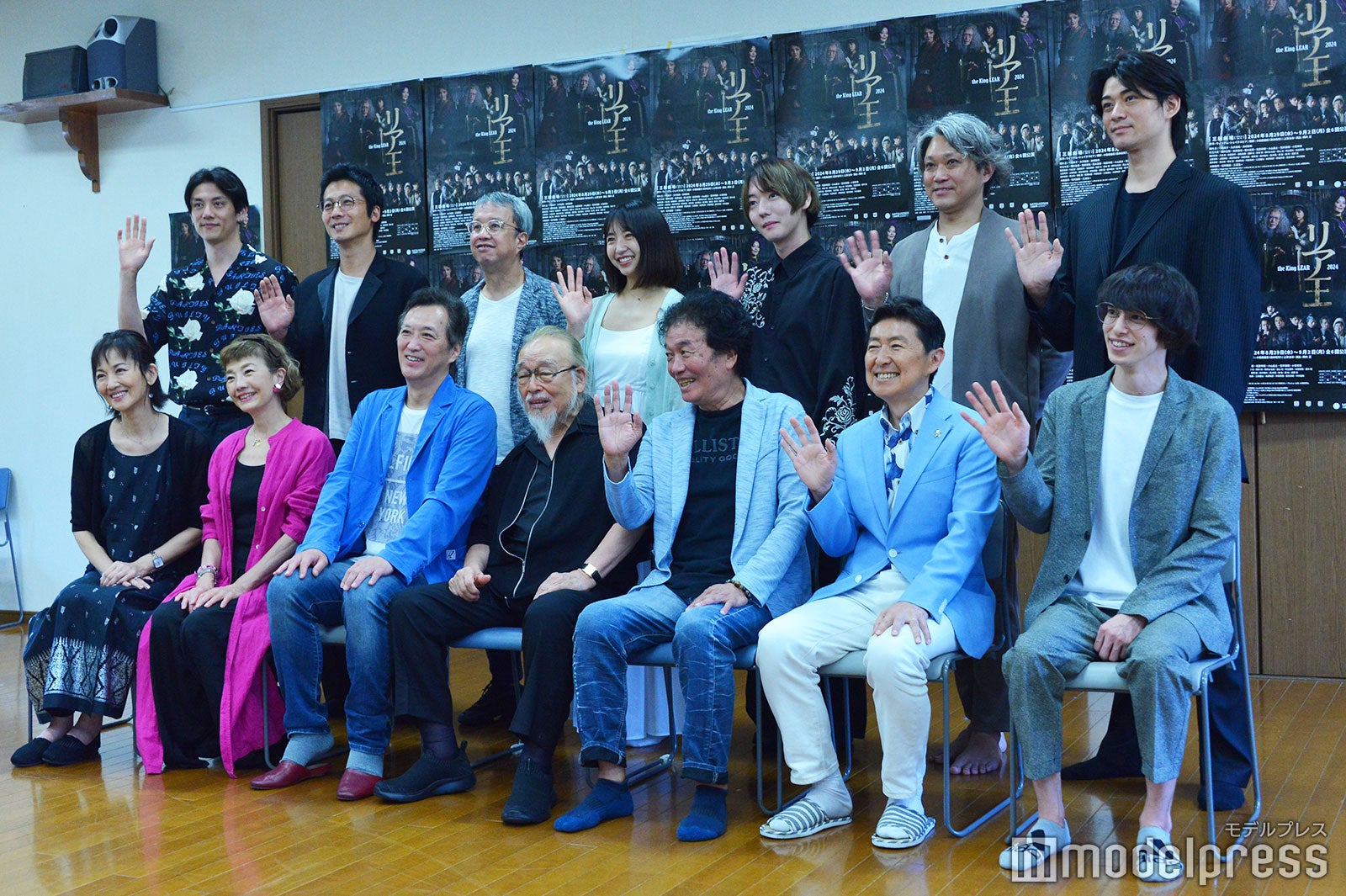 舞台「リア王2024」制作発表・記者会見の様子
（C）モデルプレス