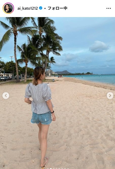 加藤あいInstagramより