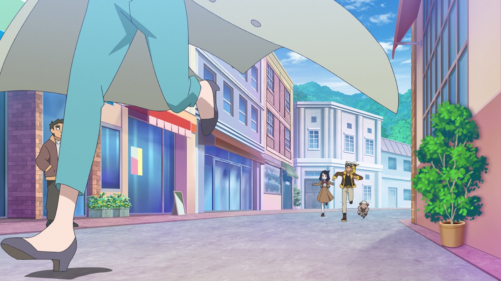 4月21日放送ポケットモンスター「ニャオハとなら、きっと」予告カット（C）Nintendo・Creatures・GAME FREAK・TV Tokyo・ShoPro・JR Kikaku（C）Pokemon