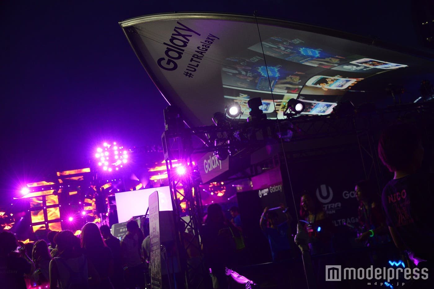 “Experienceゾーン”にあるGalaxy特設ブース(C)モデルプレス