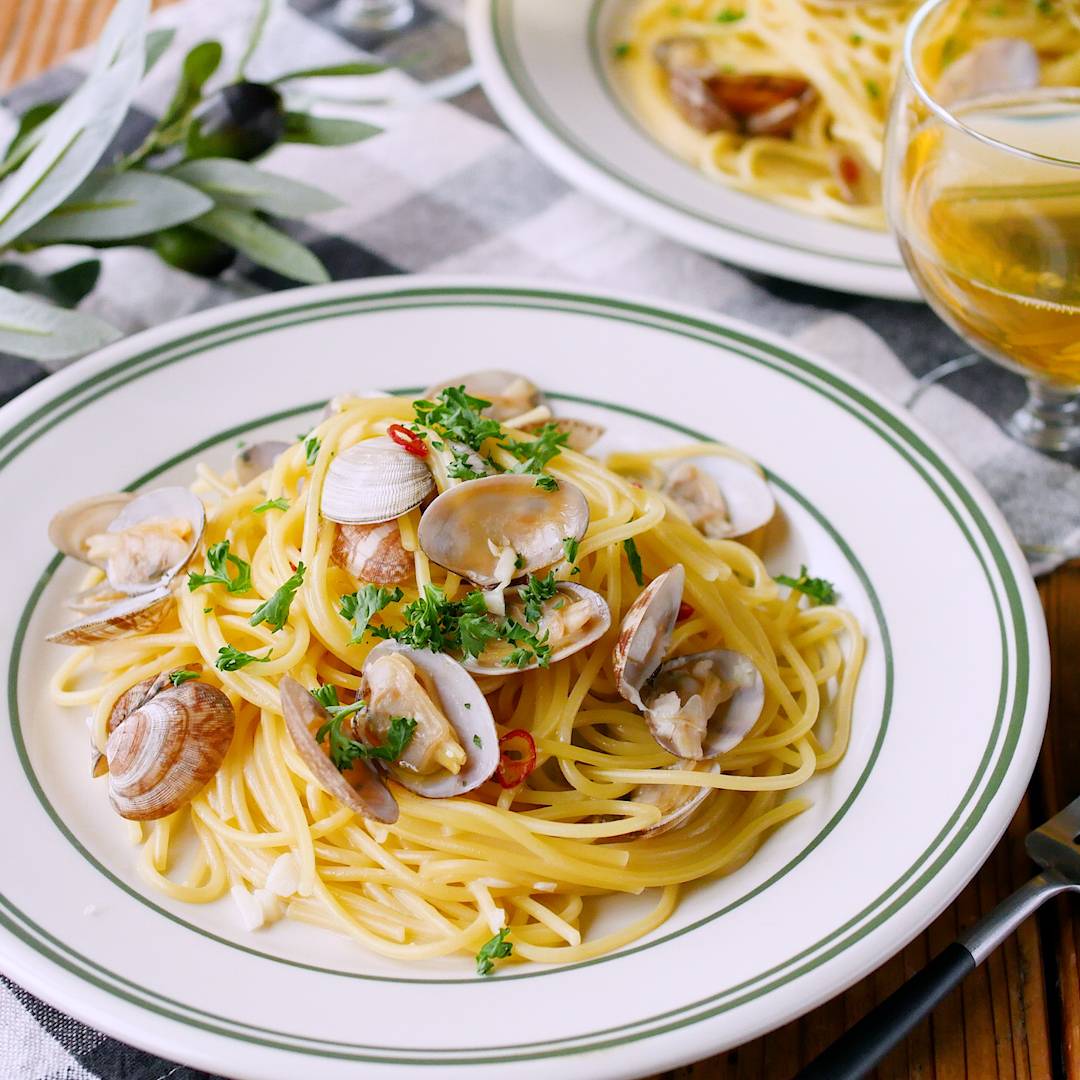 ワンパンでパパッと!あさりのパスタ