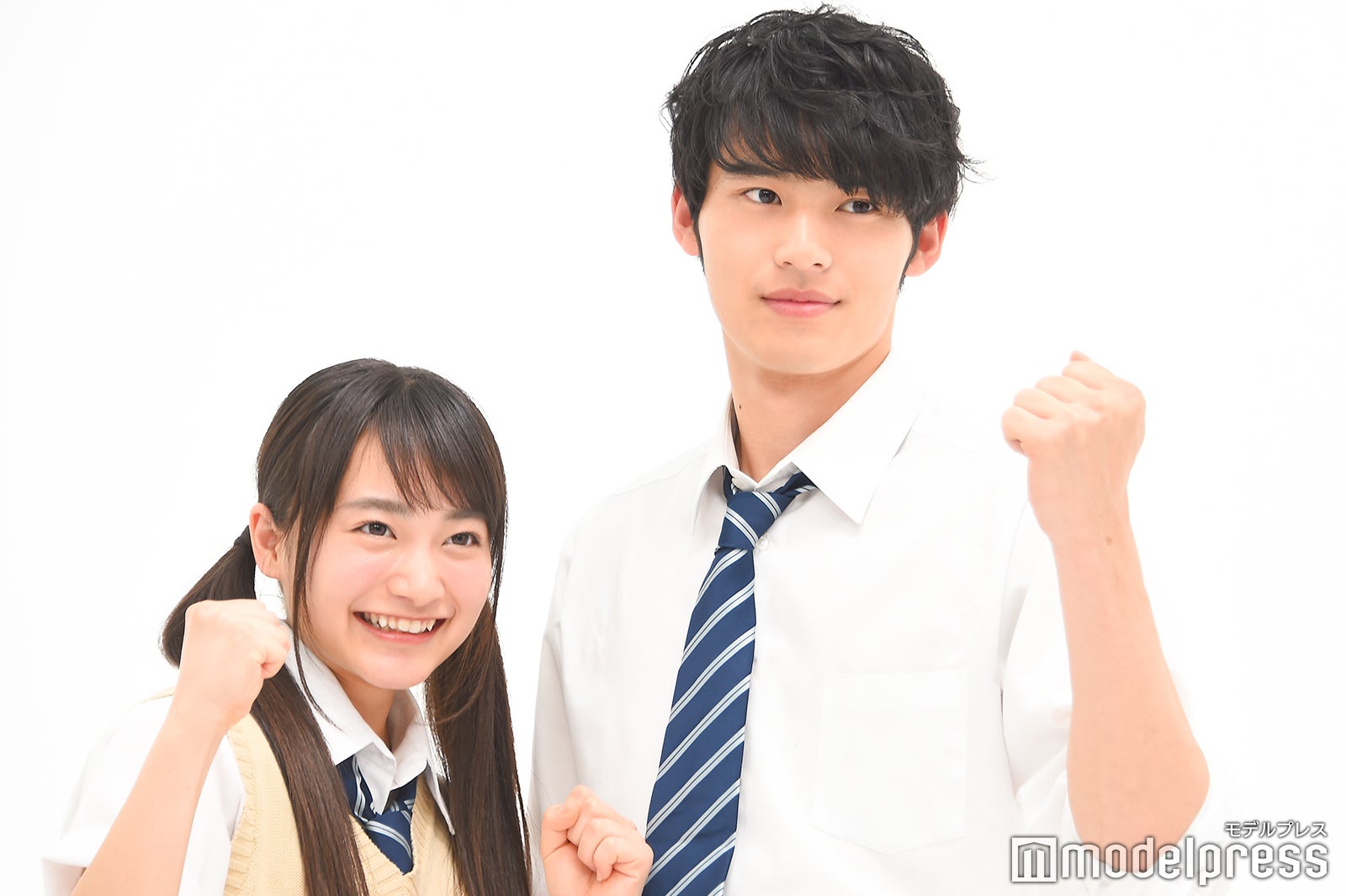 福田愛依、岡田健史 （C）モデルプレス