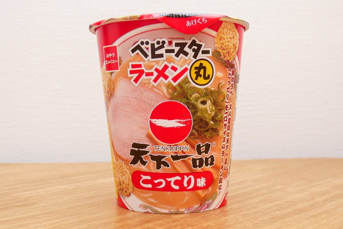 ベビースターラーメン丸（天下一品こってり味）