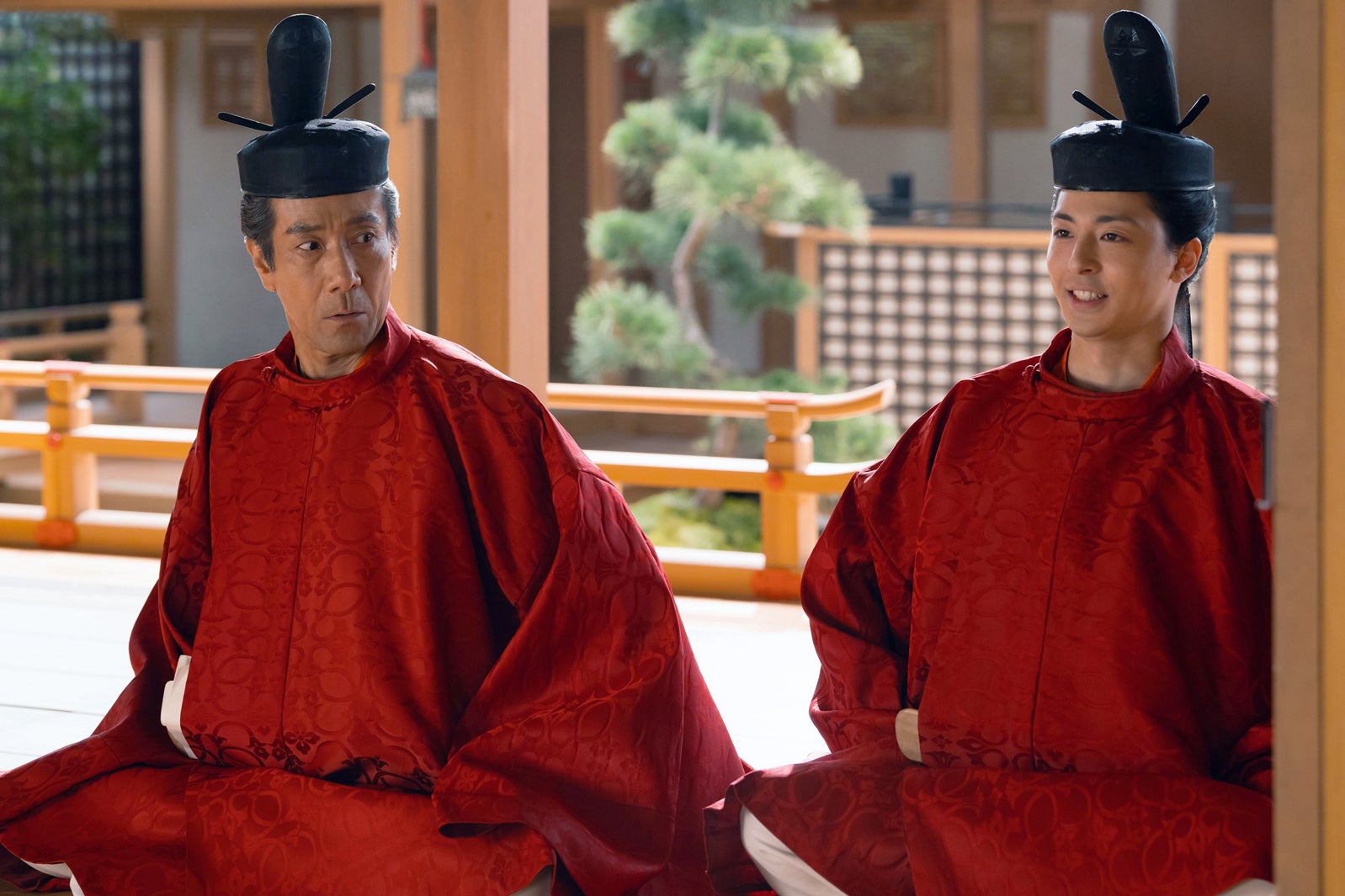 岸谷五朗、高杉真宙「光る君へ」第39話（C）NHK