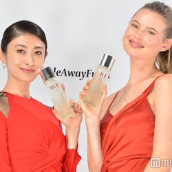 山田優&ベハティ・プリンスルー、“美しさの秘訣”で意気投合 日米トップモデルが美の競演