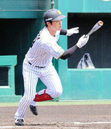 阪神・中川 1カ月ぶり安打＆2点適時打 平田2軍監督「とりあえずホッとしたんじゃないかな」