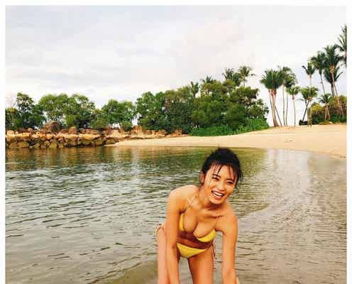 小島瑠璃子、ビキニショット公開 体型に関する持論明かす