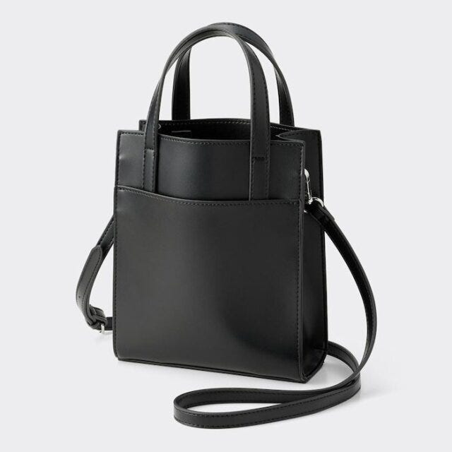 GU バッグ 黒 ショルダーバッグ GU バッグ 黒 ショルダーバッグ