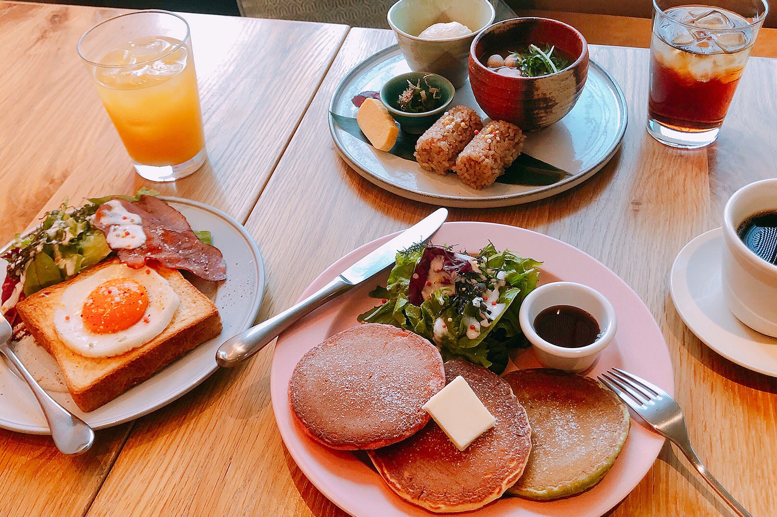 「京MORNING」 3種類のプレート／画像提供：京阪ステイズ