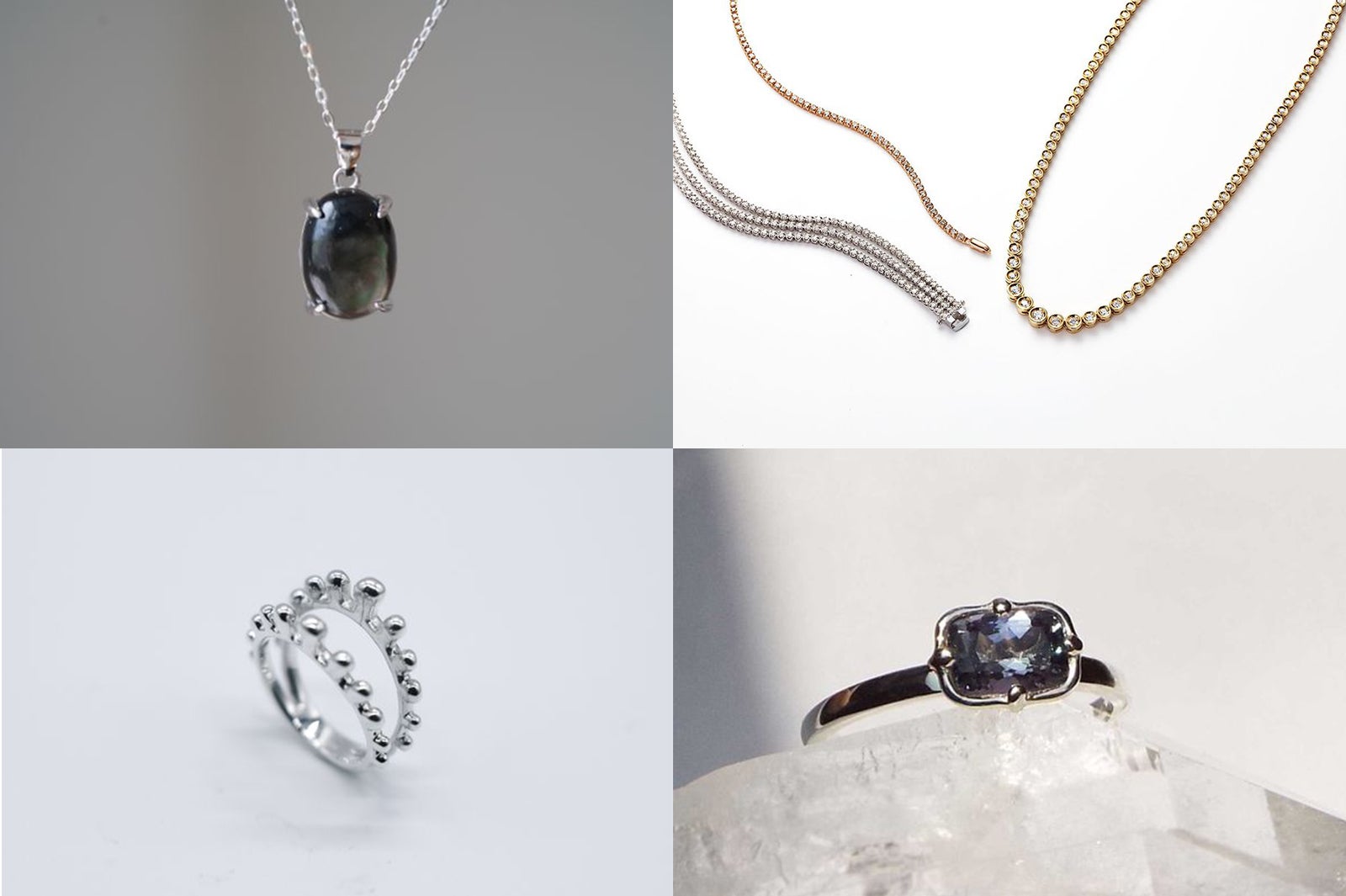 （左上から）澤薫/kaoru_sawa、(株)篠原、池内信介/mysha、YokoToyoda/TYD-Jewelry（提供素材）