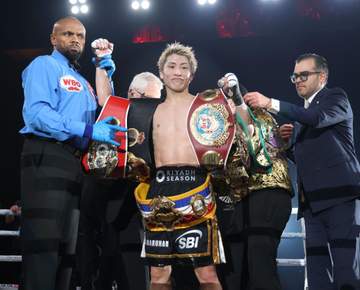 井上尚弥の世界戦 豊臣兄弟主演俳優に名軍師の姿も！五輪メダリストコンビも世紀の一戦を見届ける