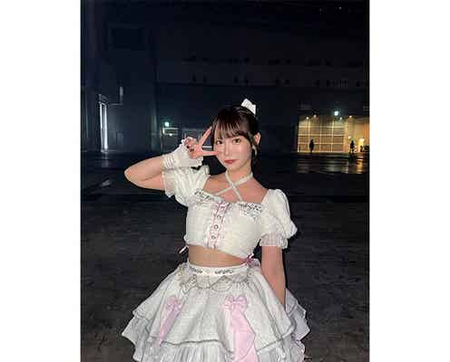 小野六花、お腹チラ見せアイドル衣装を披露!「アイドルりっかたん超絶可愛かったです」と絶賛