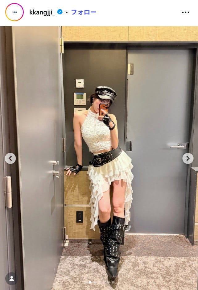 知英Instagramより