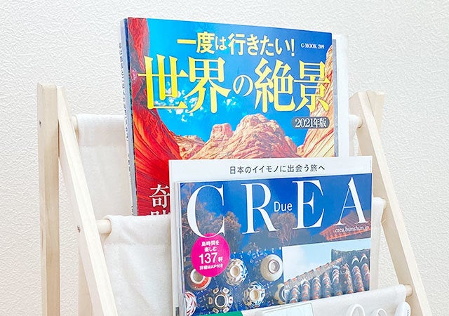 ダイソー　330円（税込）　収納　マガジンラック　雑誌