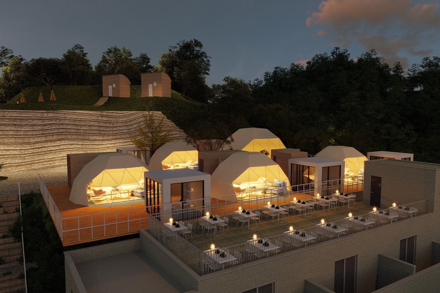 釣ヶ崎グランピングリゾート／画像提供：ブッキングリゾート