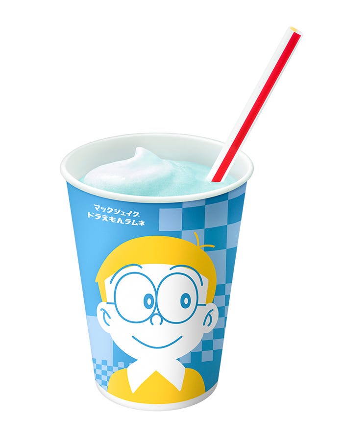 マックシェイク ドラえもん ラムネ(C)Fujiko-Pro,Shogakukan,TV-Asahi,Shin-ei,and ADK