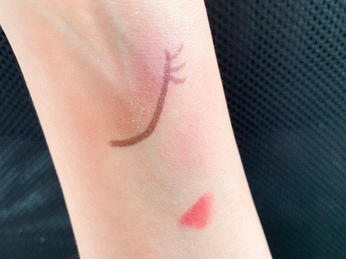 メイクパレットシマーラッシュ メイク