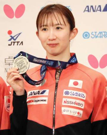 早田ひな 必ず雪辱果たす 次回大会は地元・福岡で開催「世界選手権の悔しさは世界選手権でしか返せない」