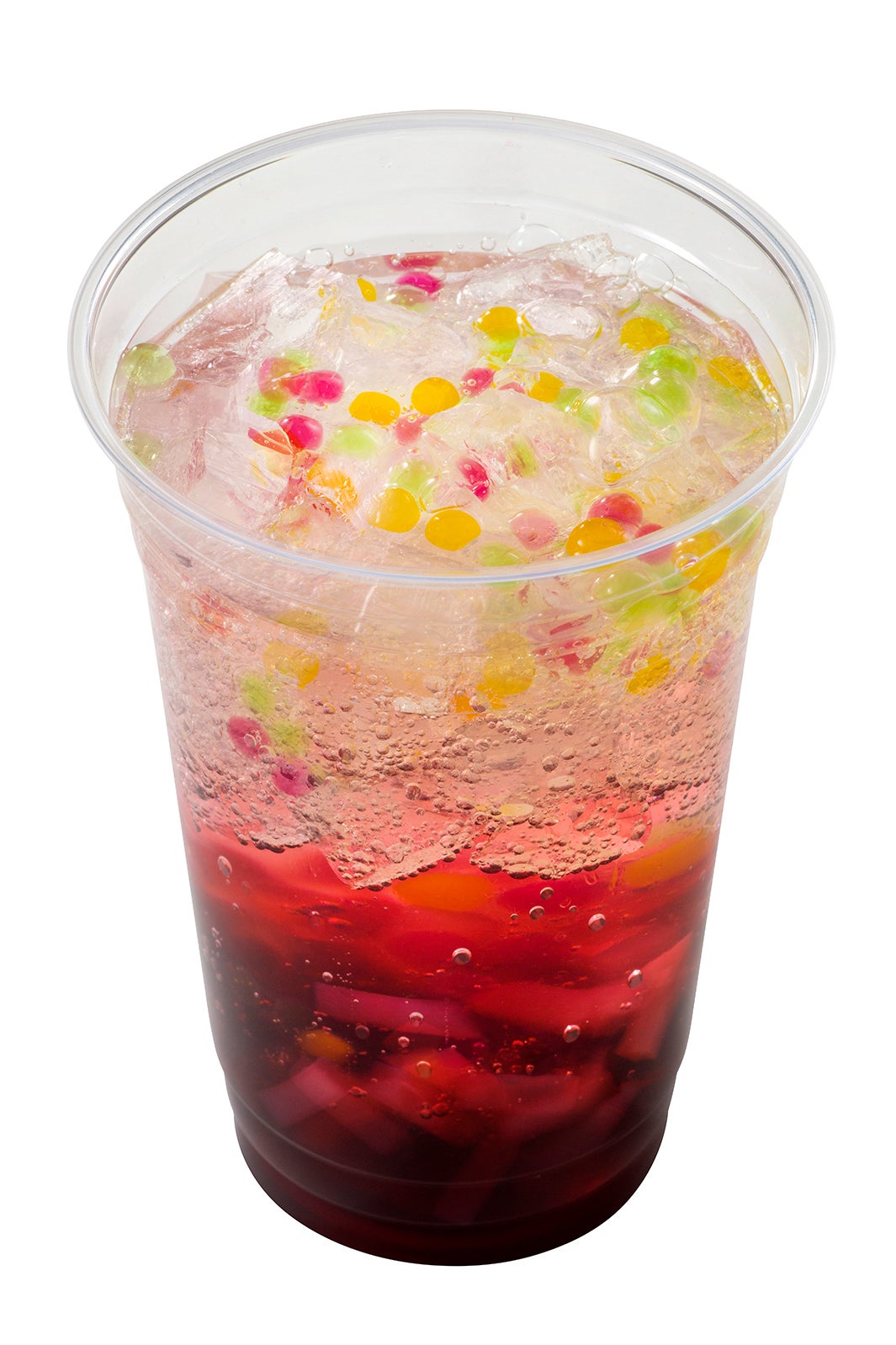 スパークリングドリンク（ブルーベリー＆ナタデココ）¥600※新エンタ―テイメントプログラム「クラブマウスビート」関連メニュー（C）Disney