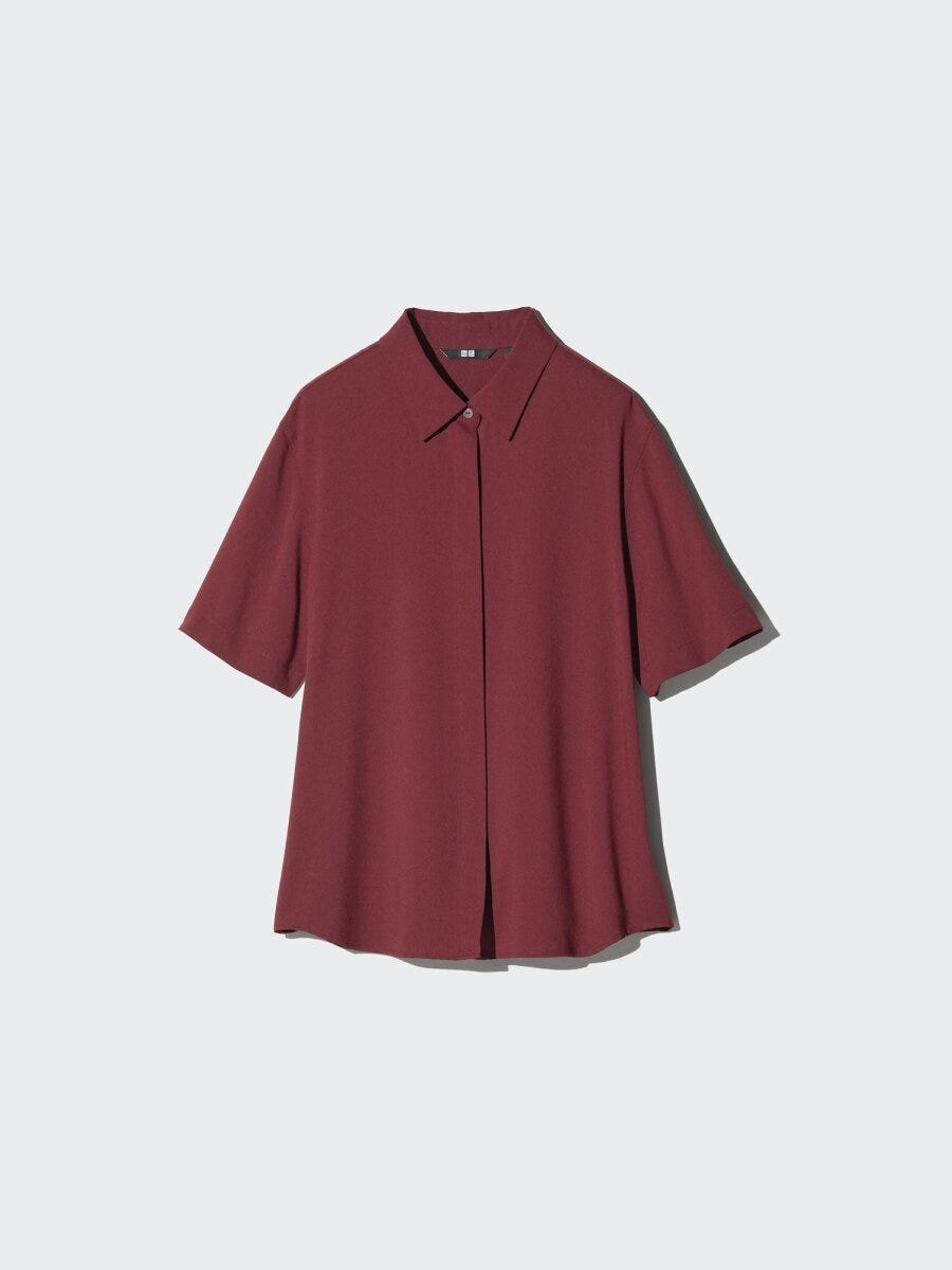 2026ユニクロ春大人女性おすすめレーヨンブラウス