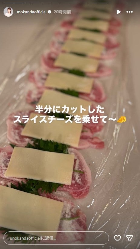 神田うのInstagramストーリーズより