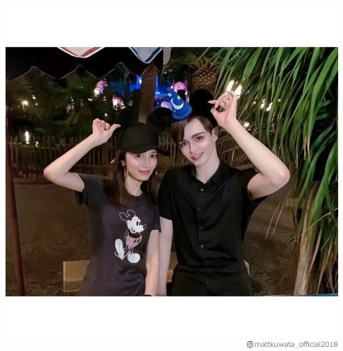 Matt、“憧れ”矢田亜希子とディズニーに「夢が叶った」