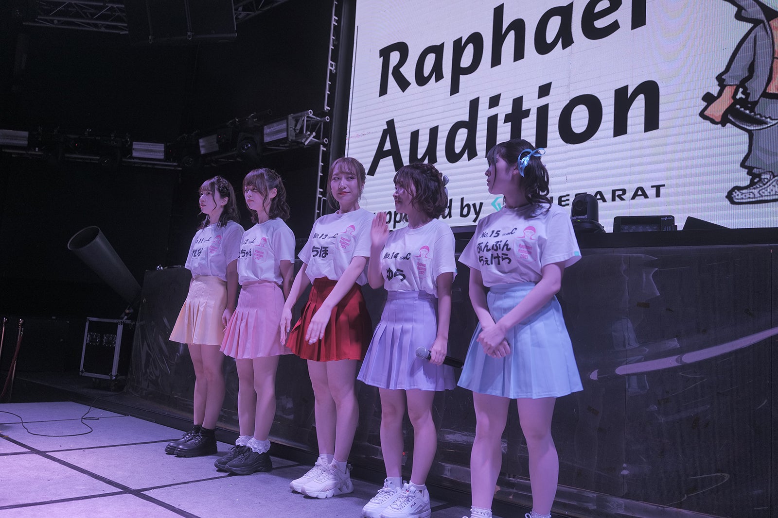 「ラファエルプロデュースアイドル」最終審査より（提供写真）