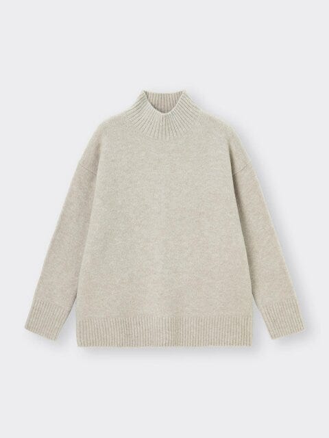 GU パフィータッチハイネックセーター GUのパフィータッチハイネックセーター