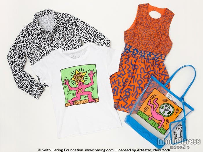 鮮やかなカラーが特長のキースへリングシリーズ