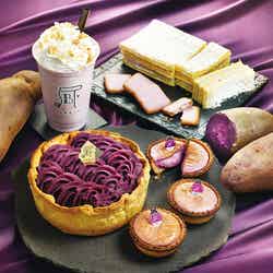 PABLO、紅芋のチーズタルト登場 カフェメニューも紫色に／画像提供：PABLO