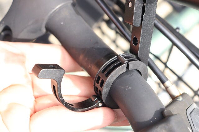 自転車ハンドル延長ブラケット　ハンドルバー