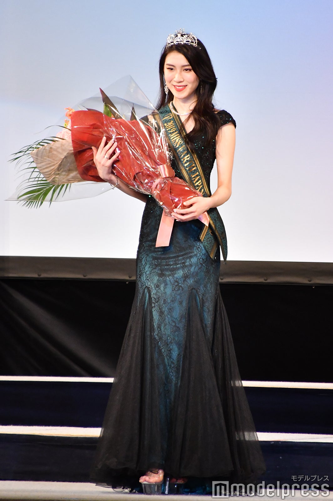 伊徳有加さん「2019ミス・アース・ジャパン」グランプリ発表の瞬間 （C）モデルプレス