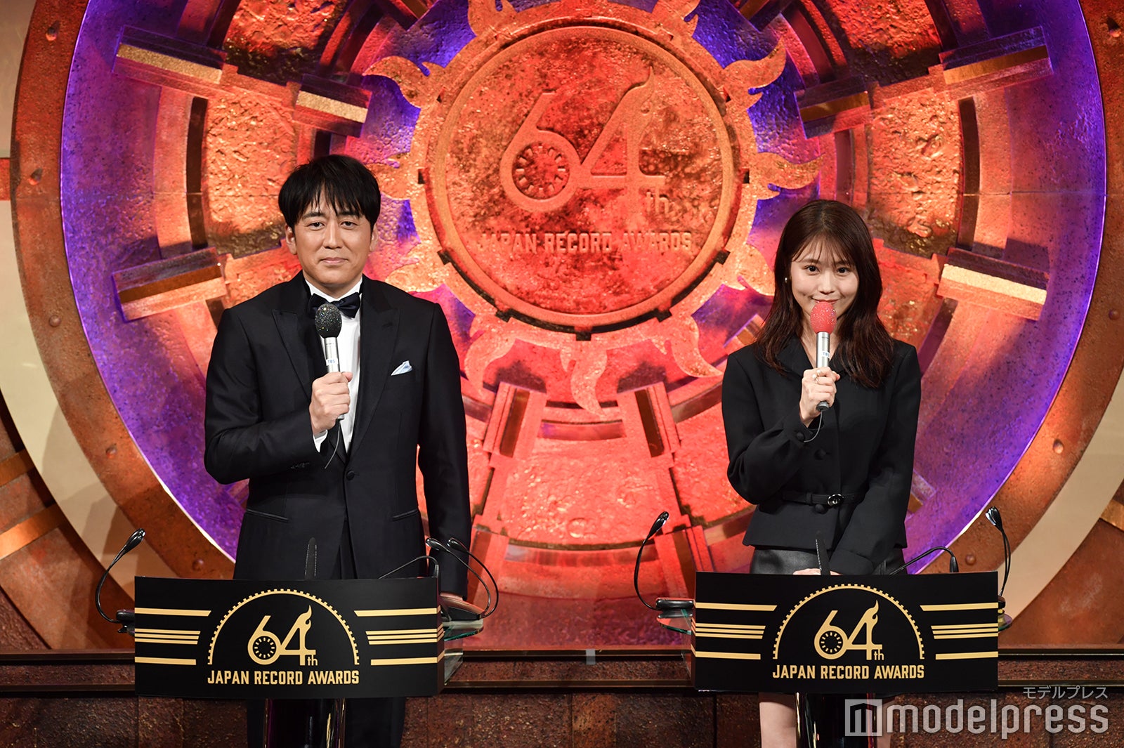 安住紳一郎アナ、有村架純（C）モデルプレス