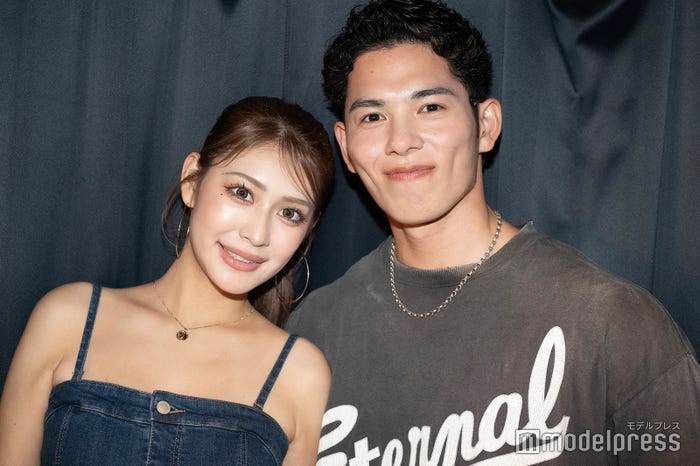 波北かほ、坂川裕大(C)モデルプレス