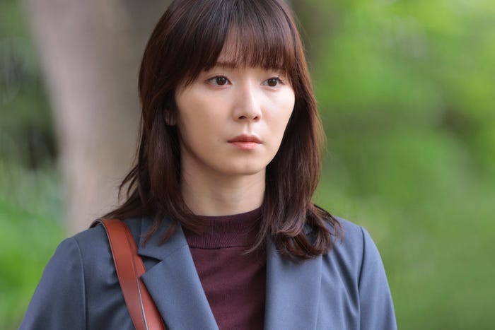 松岡茉優「最高の教師 1年後、私は生徒に■された」第2話より(C)日本テレビ