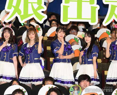 「ウマ娘」藤本侑里・上坂すみれら、美脚際立つ制服&ウマ耳姿で登場 “欲しいもの”回答で個性光る